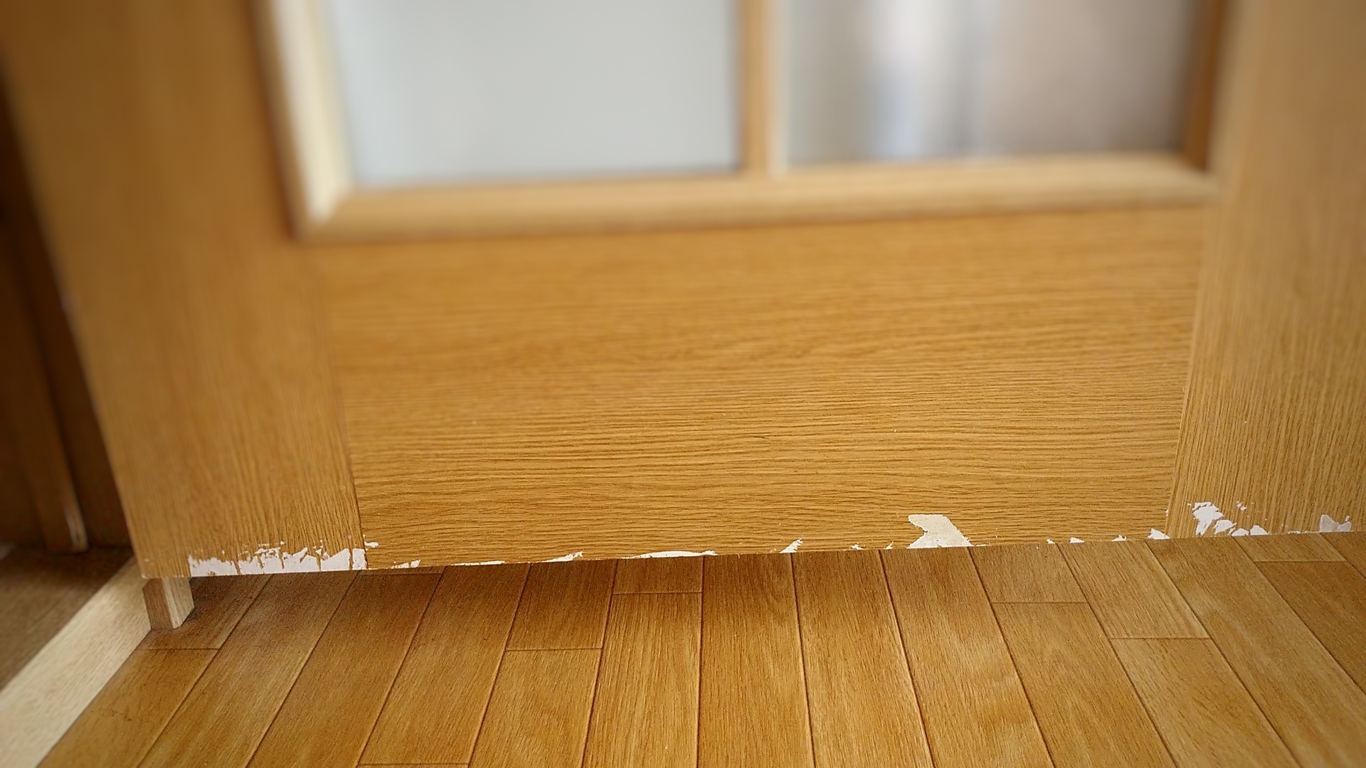 白河リペアナビ 室内ドア傷イメージ写真